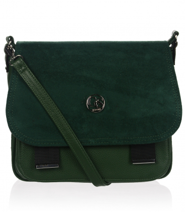 Emerald elegant crossbody bag Sára