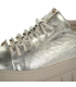 Gold sneakers with 8000 ruching on the tongue on the Zuma sole