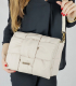 Beige soft stylish handbag - Juliette