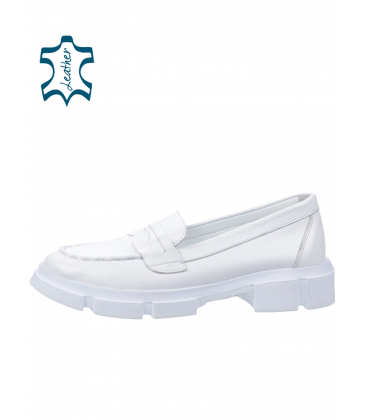 White comfortable shoes 001-635