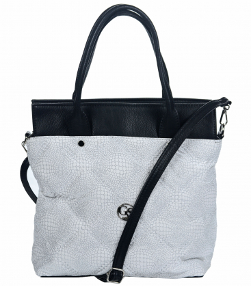 White patterned Kika handbag