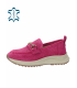 Fuchsia slip-on sneakers with decoration 2341 lot goods
