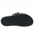 Comfortable black modern flip flops with buckle D27089-803
