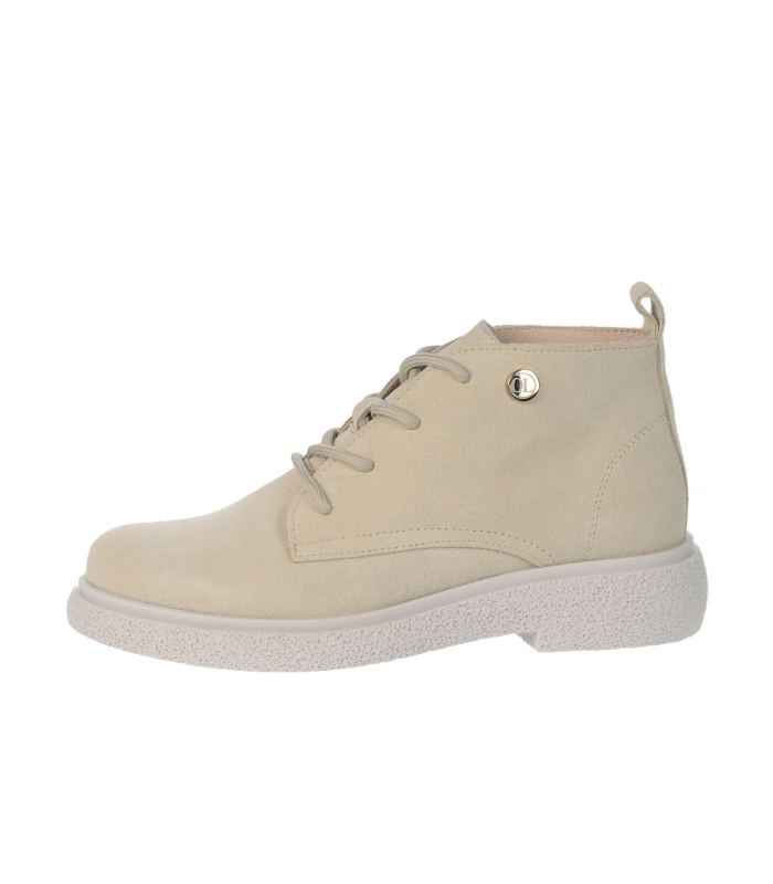 Beige ankle boots Z908