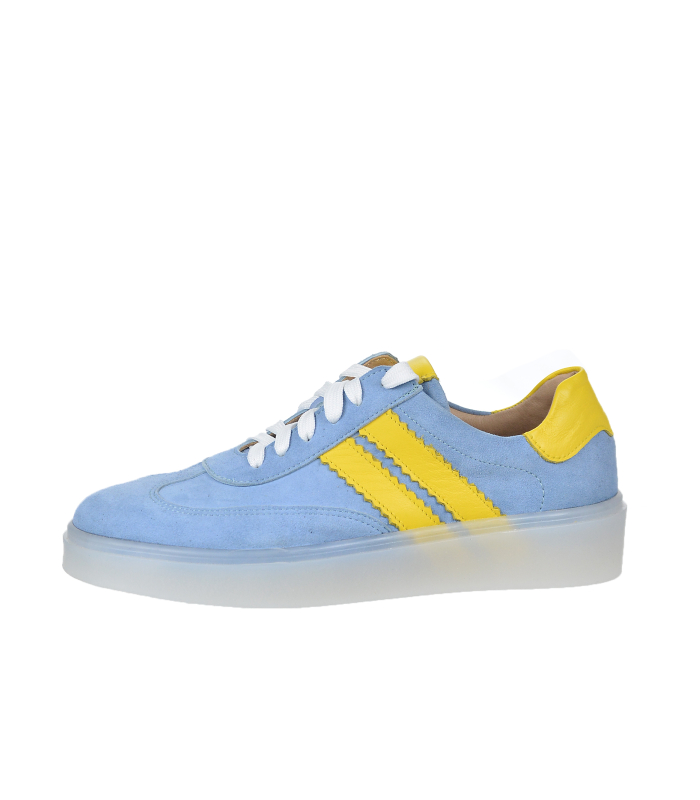 Stylish blue retro sneakers 2491