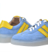 Stylish blue retro sneakers 2491