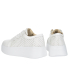 White perforated sneakers with logo OL 2493