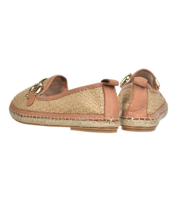 Raffia low shoes beige 368