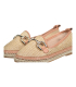 Raffia low shoes beige 368
