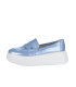 Blue stylish loafers 2496