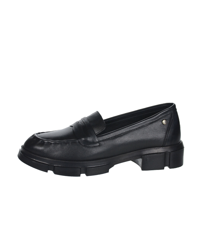 Black comfortable ankle boots 001-635