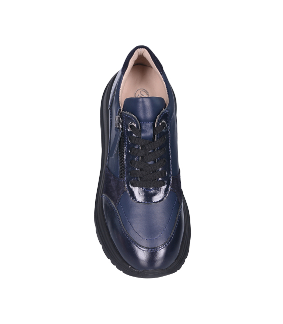 Women's blue sneakers 2566