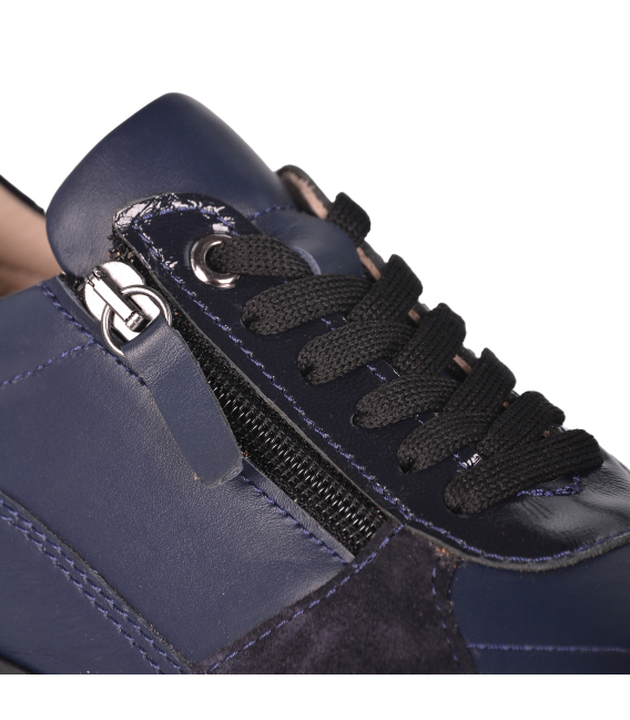 Women's blue sneakers 2566