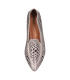 Gold perforated low shoes P291 901