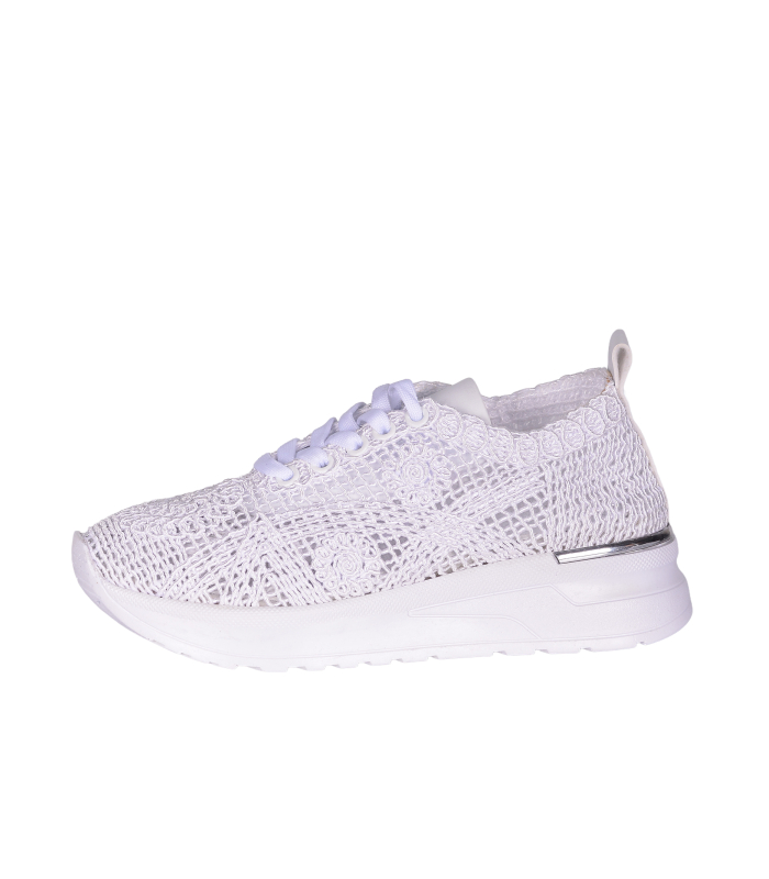 White quilted sneakers 77916