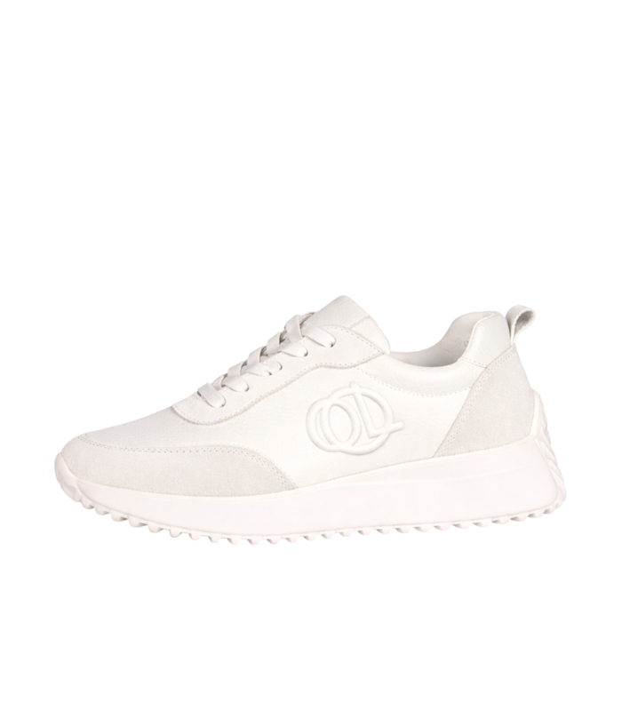 Women's comfortable white sneakers 842-905