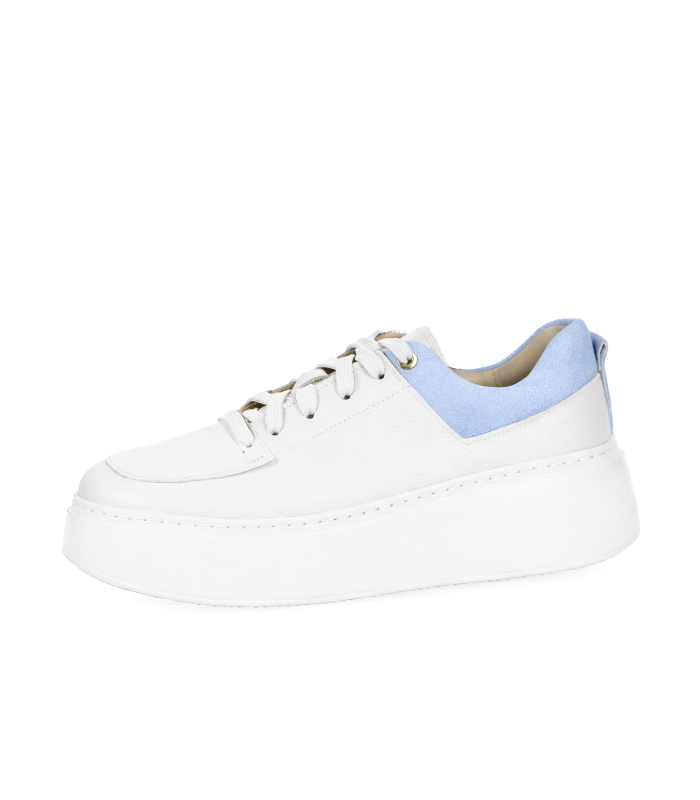 White - blue sneakers 936s2