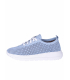 Blue perforated sneakers 2532