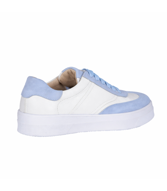 Leather blue sneakers 2527