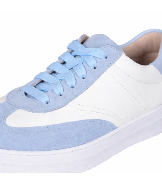 Leather blue sneakers 2527