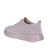 Beige perforated sneakers 2532