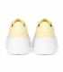 Leather yellow sneakers on maxi sole 2528