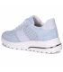 Women's perforated comfortable blue sneakers 055.948