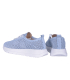 Blue perforated sneakers 2532