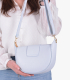 Discounted set of blue perforated sneakers 2532 + Sofia handbag