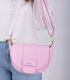 Discounted set of white sneakers with pink heel and ruffles on the tongue 8000+Sofia handbag