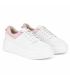 Discounted set white - pink sneakers 936s2 + Sofia handbag