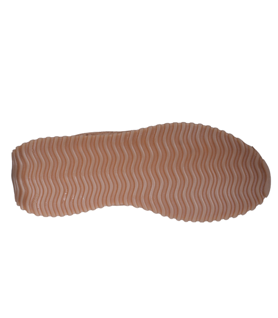 Women's cinnamon comfortable perforated sneakers 186.8006