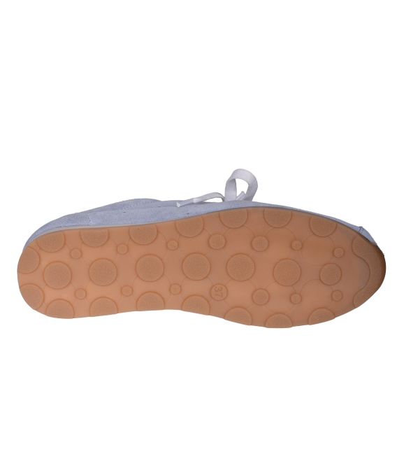 Blue sneakers with lace decoration 444.25950