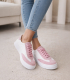 Leather pink sneakers 2527