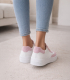 Leather pink sneakers 2527