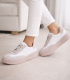 White leather sneakers 2526
