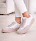White leather sneakers 2526