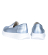 Blue leather slip-on loafers DTE054