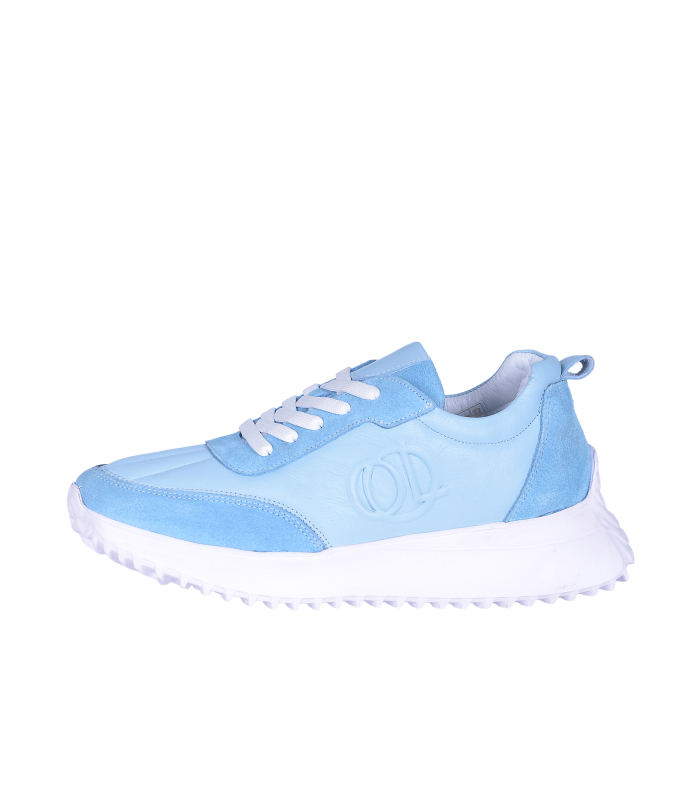 Women's comfortable blue sneakers 842-905