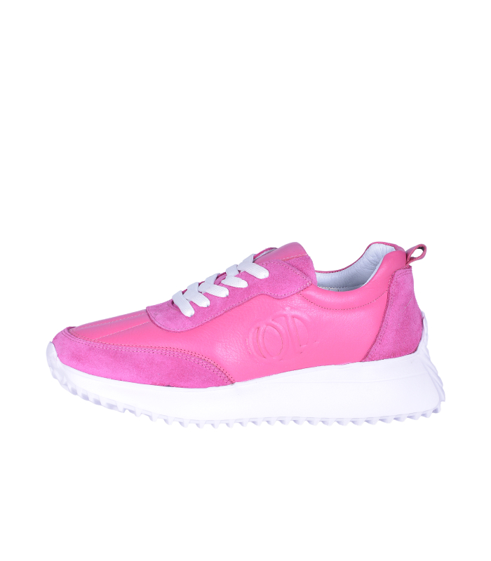 Women's comfortable pink sneakers 842-905