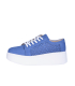 Blue perforated sneakers 8000