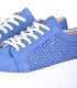 Blue perforated sneakers 8000