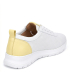 White sneakers with yellow detail 2531