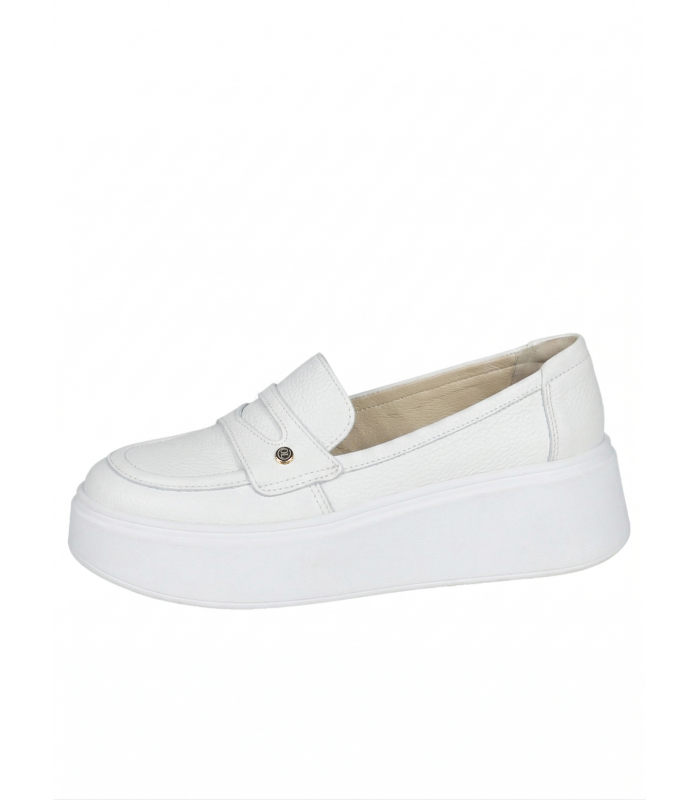 White stylish loafers 2496
