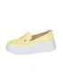 Yellow stylish loafers 2496