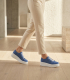 Blue perforated sneakers 8000