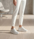 White perforated sneakers 2532