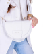 Discounted set white perforated slip-on loafers DTE054+Sofia handbag
