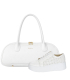 Discounted set of white perforated sneakers with OL logo 2493 + Diana handbag