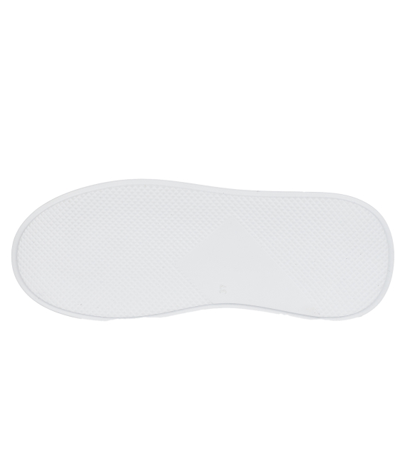 White perforated sneakers with logo OL 2493